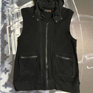 Men’s G by Guess Sleeveless Hoodie Zip Up - size M